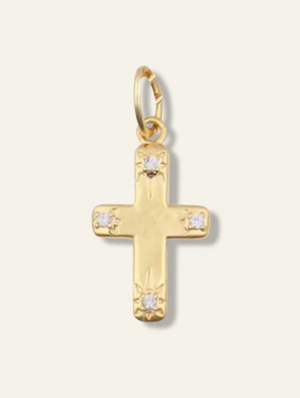 Hart Hagerty Charleston 18k Gold Plated Cosmic Cross Charm